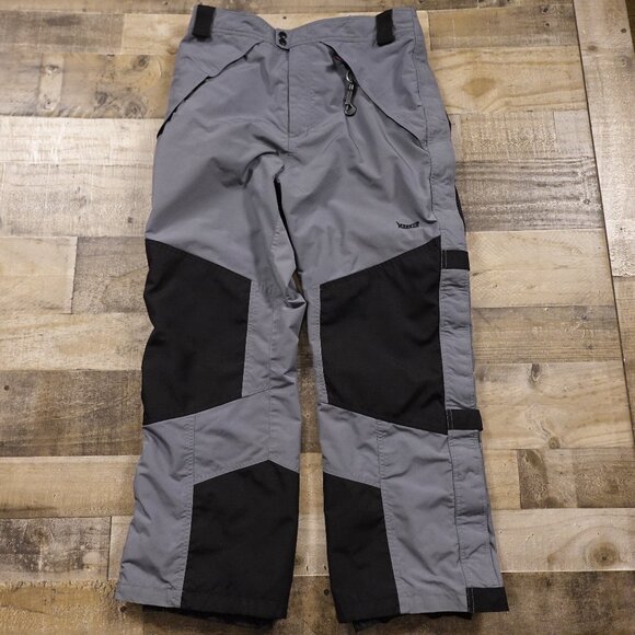 Marker ski snowboarding pants men's large gray black full zip outseam zippers - Picture 1 of 16